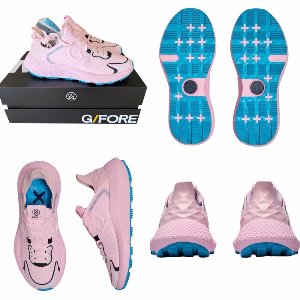 G/FORE WATERPROOF SIZE 8.5 WOMEN'S MG4X2 HEART G'S HYBRID GOLF SHOES NEW - Picture 2 of 12
